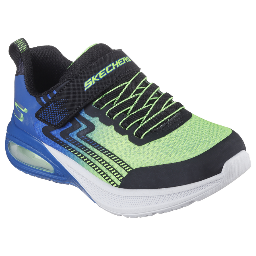 Skechers - Microspec Max Advance - Blue/Lime - Trainers