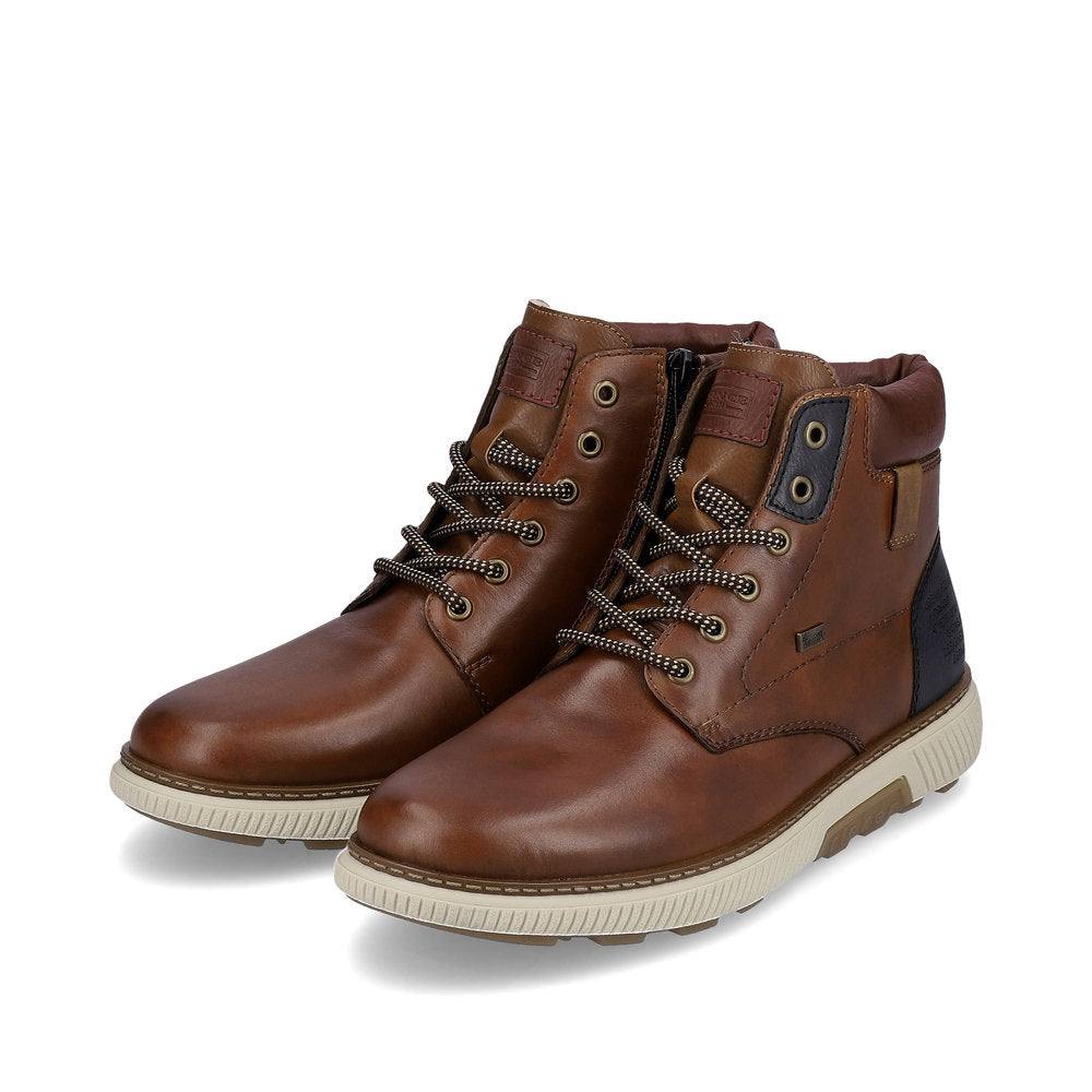 Rieker B3343 25 Peanut Ozean Wine Boots Colton Footwear