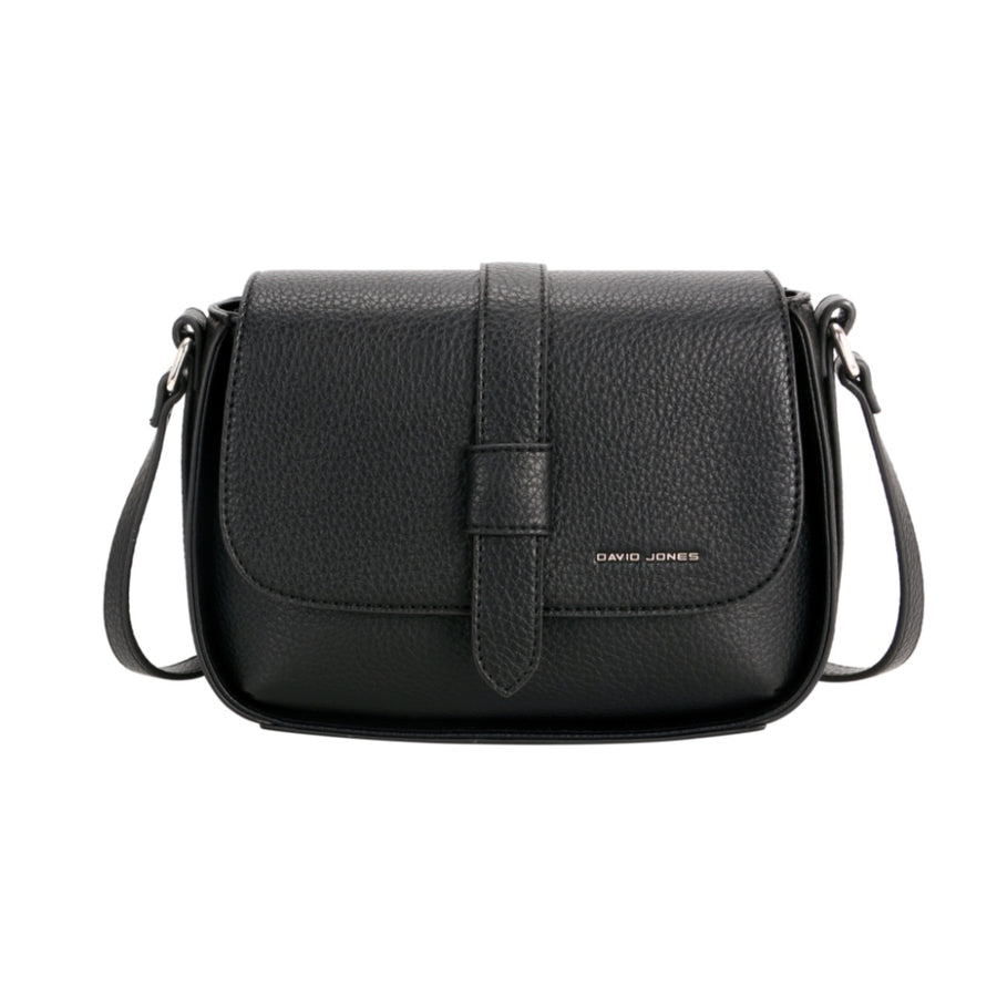 Nova Leathers - Half Flap Saddle Bag - Black - Bags