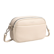 Nova Leathers - Twin Zip Top Camera Bag - CM6920I - Ivory - Bags