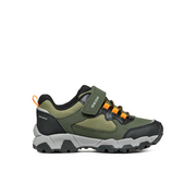 Geox - J Magnetar - Dark Green/Light Orange - Trainers