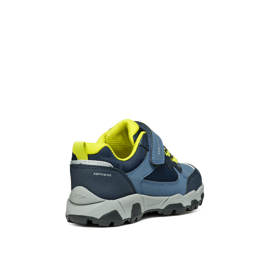 Geox - J Magnetar - Avio/Lime Green - Trainers