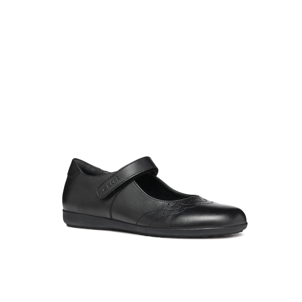 Geox - J Iberide - Black - School Shoes