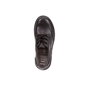 Geox -  J Casey N - Black Leather - School Shoes