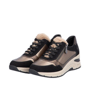 Rieker - N9301-90 - Schwarz/Bronze/Antik/Fango - Shoes