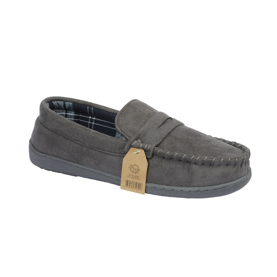 LJ & R - Benson - Grey - Slippers