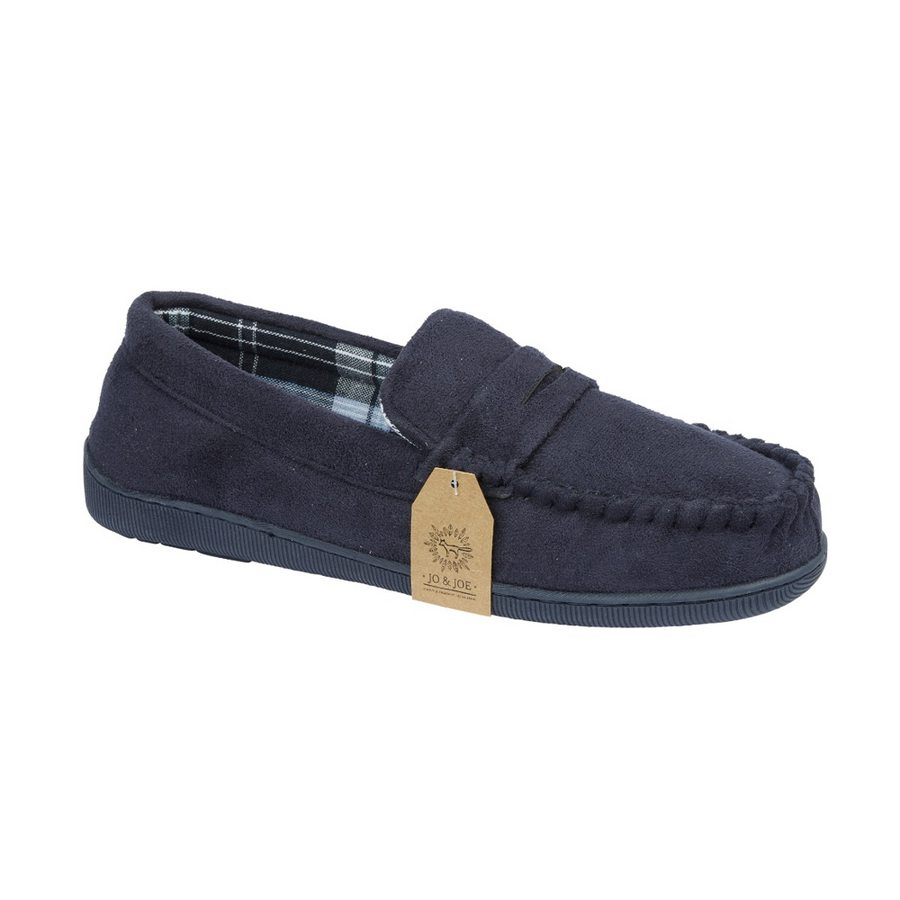 LJ & R - Benson - Navy - Slippers