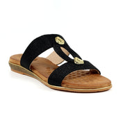 Lunar - Calow - Black - Sandals