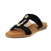 Lunar - Calow - Black - Sandals