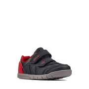 Clarks - Rex Play T - Navy/Red - Shoes