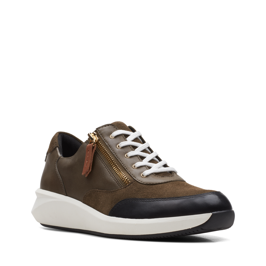 Un Rio Zip - Dark Olive Leather