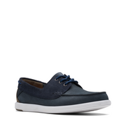 Clarks - Bratton Boat - Navy Nubuck - Shoes