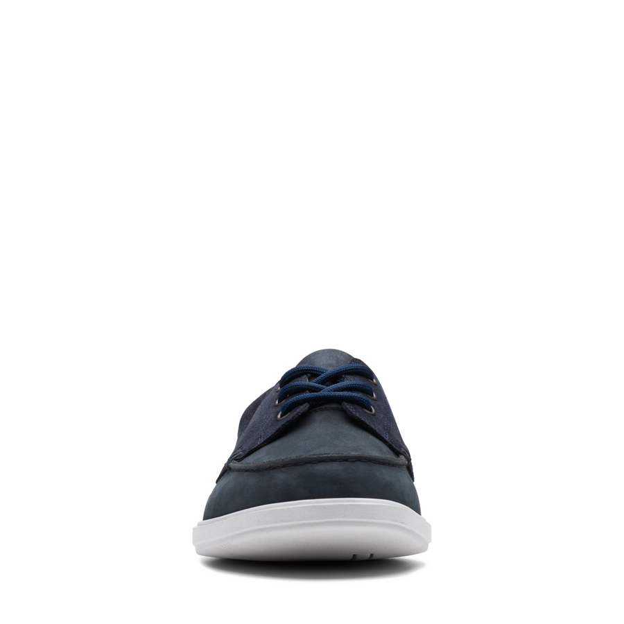 Clarks - Bratton Boat - Navy Nubuck - Shoes