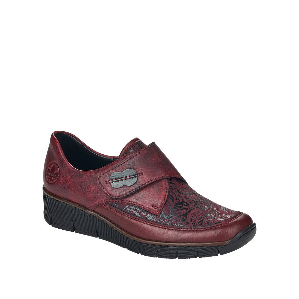 Rieker - 537C0-35 - Vinorosso/Vinaccia - Shoes