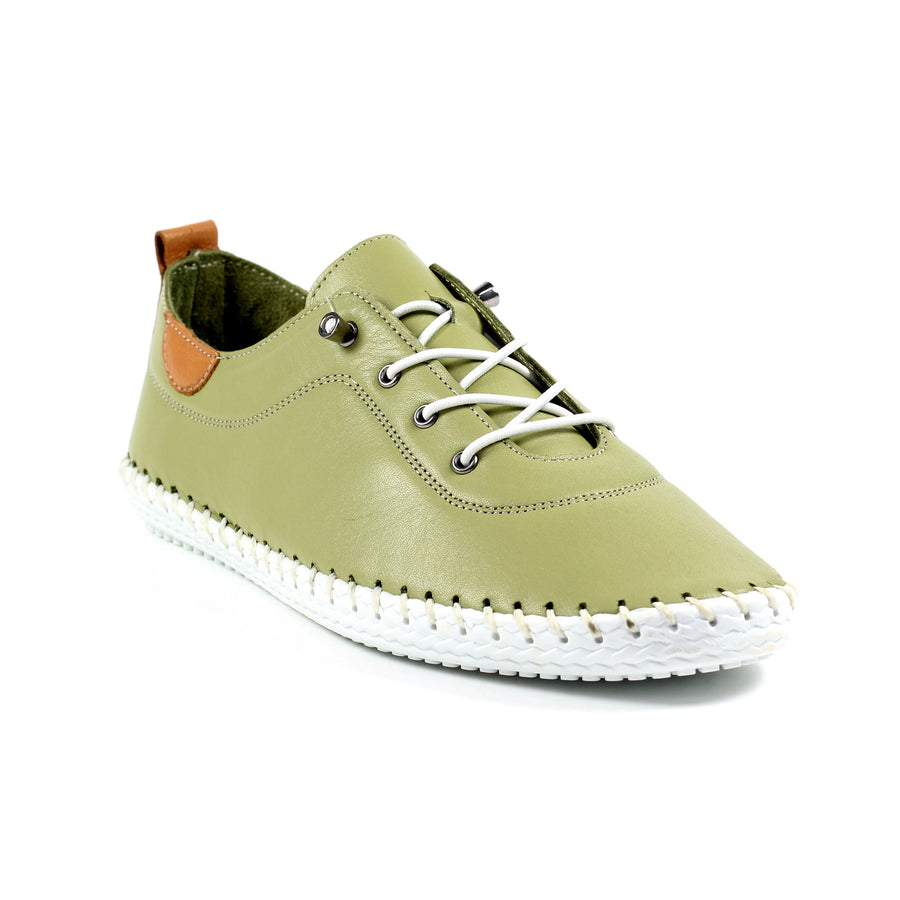 Lunar - St Ives - Khaki - Shoes