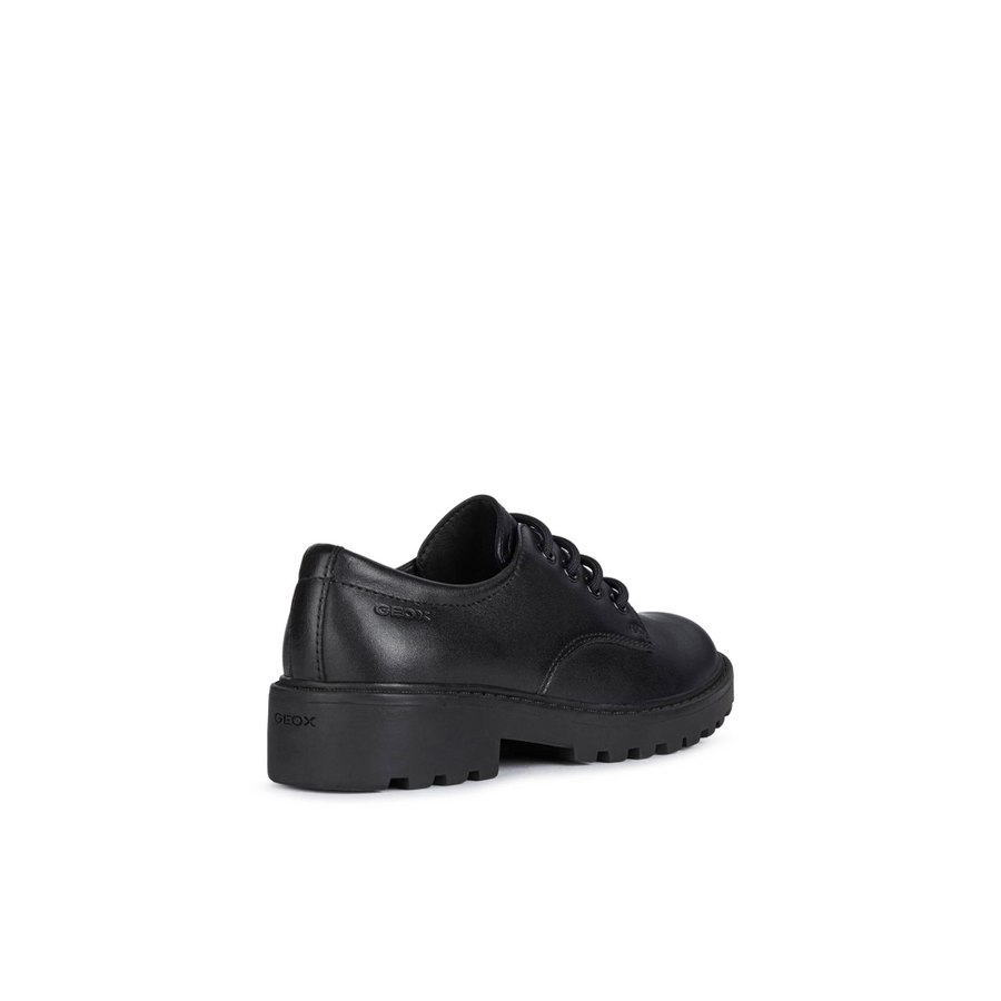 Geox - J Casey Girl - Black - School Shoes